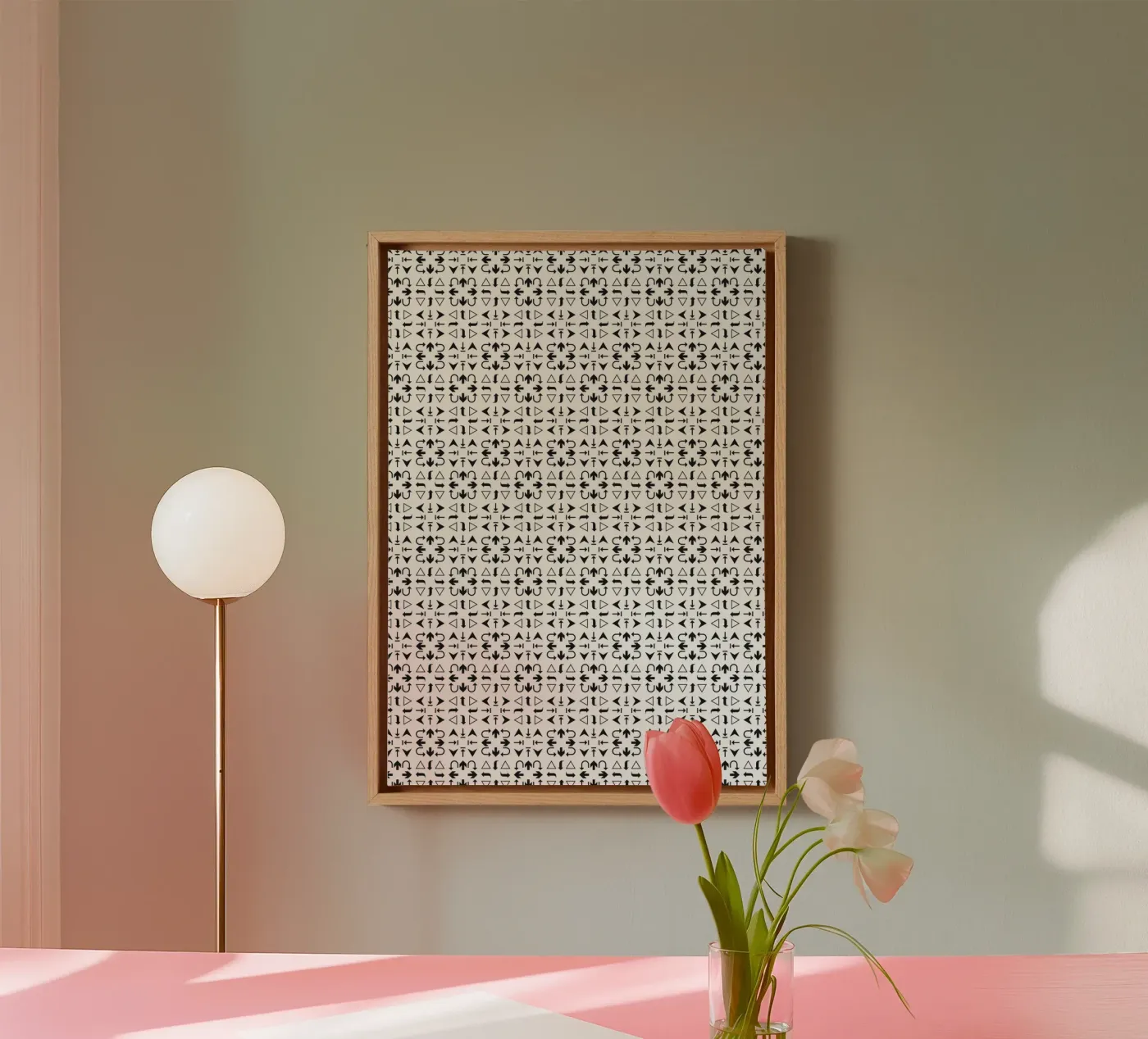 Arrows Pattern #2 canvas van kathrinmay