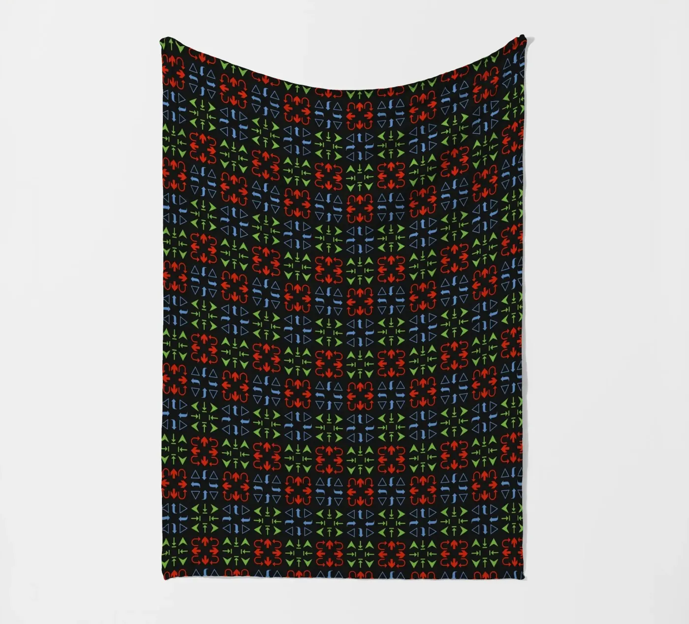Arrows Pattern #3 fleece blanket by kathrinmay