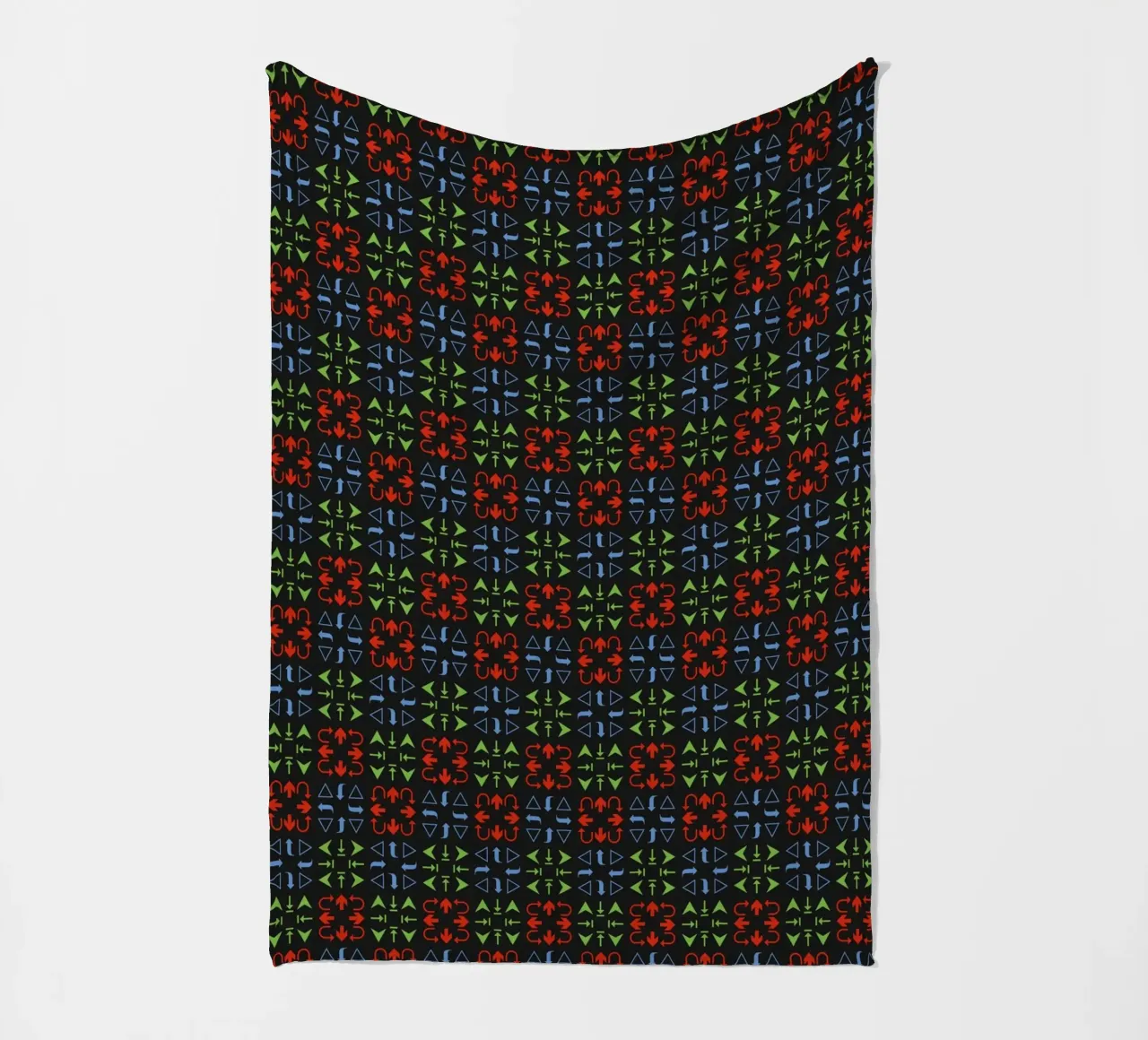 Arrows Pattern #3 fleece blanket by kathrinmay