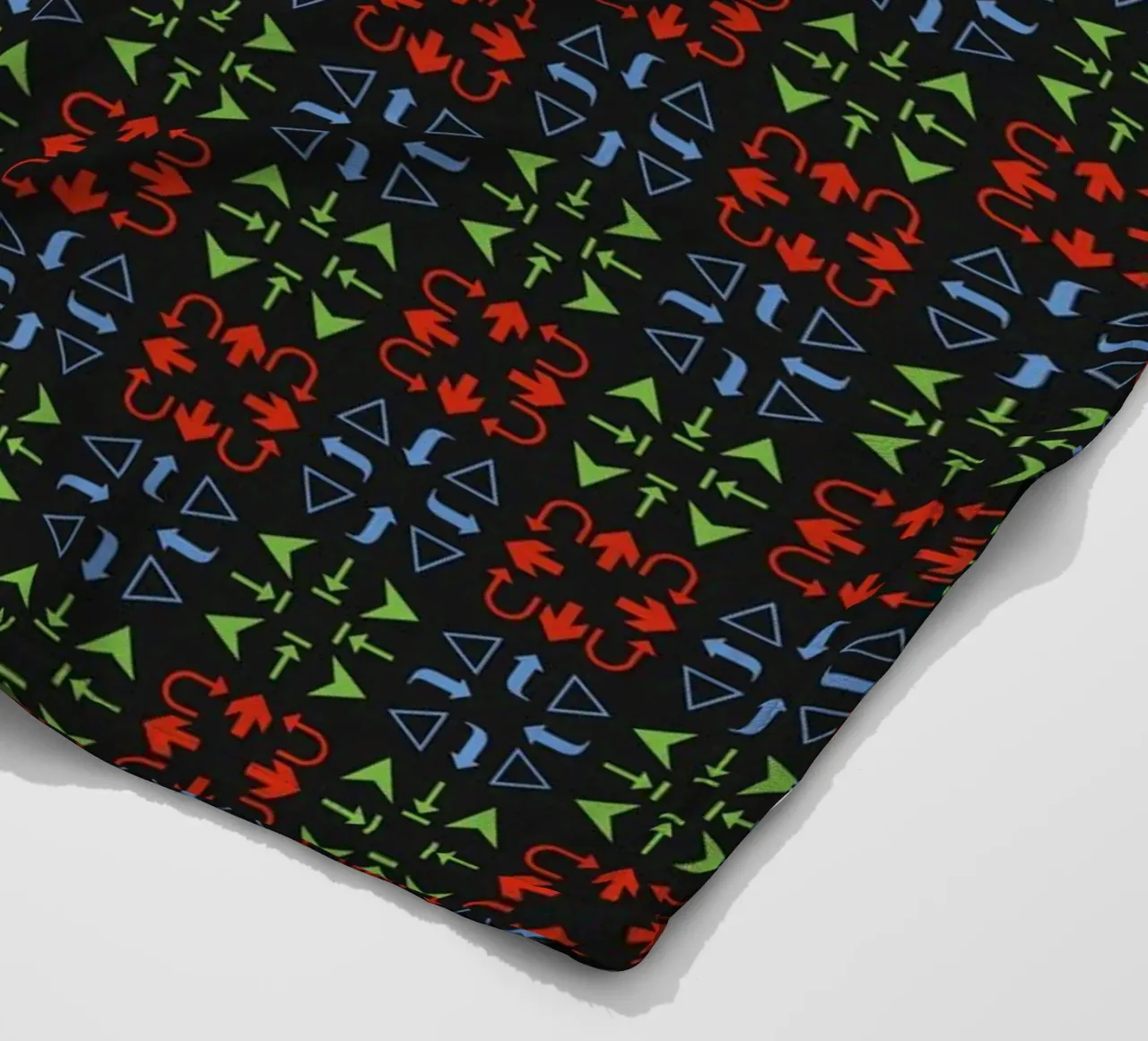 Arrows Pattern #3 fleece blanket by kathrinmay
