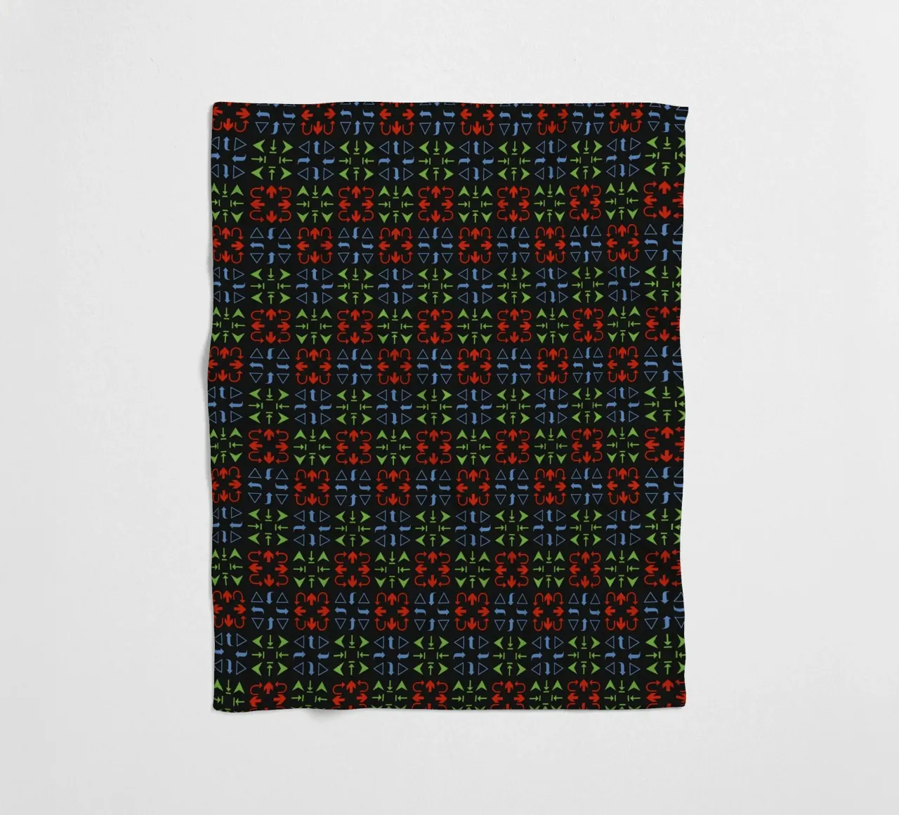 Arrows Pattern #3 fleece blanket by kathrinmay