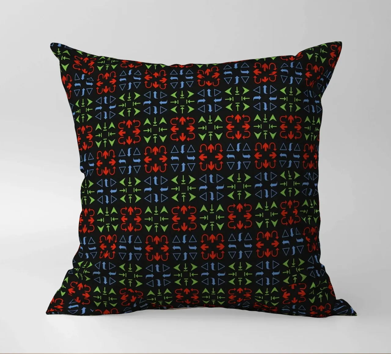 Arrows Pattern #3 decorative cushion by kathrinmay