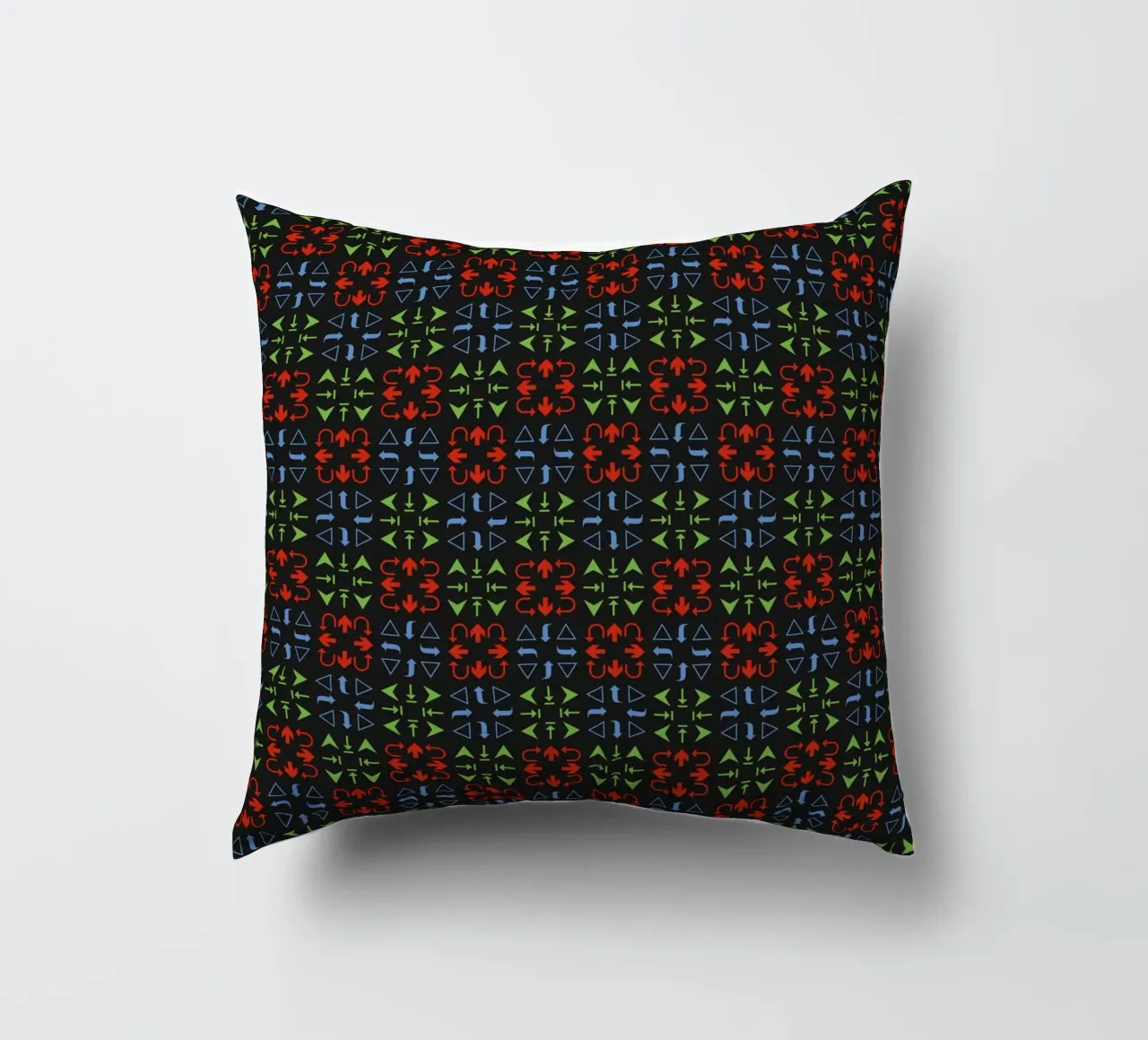 Arrows Pattern #3 decorative cushion by kathrinmay