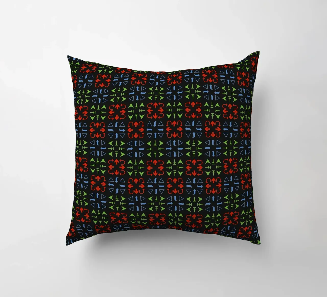 Arrows Pattern #3 decorative cushion by kathrinmay