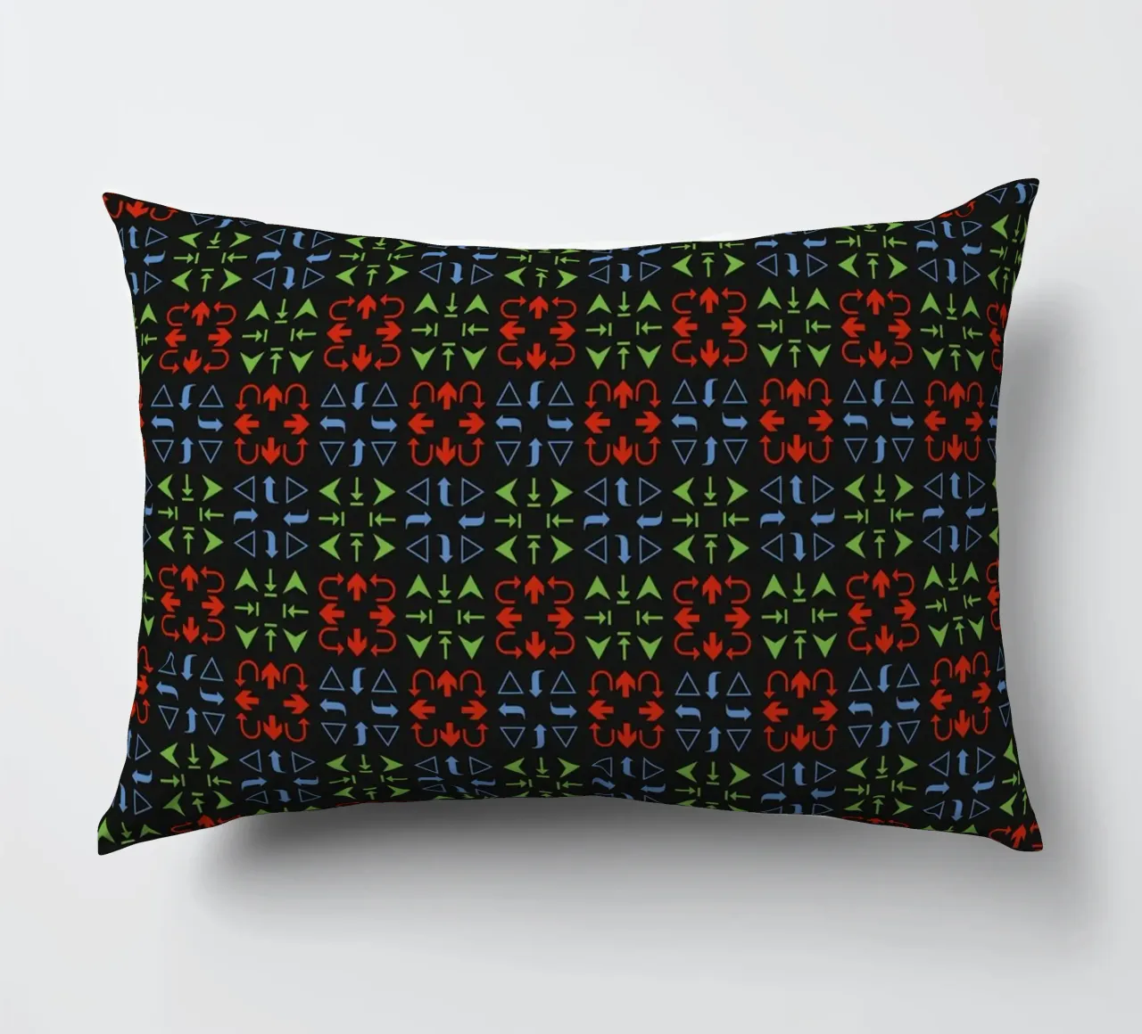 Arrows Pattern #3 decorative cushion by kathrinmay
