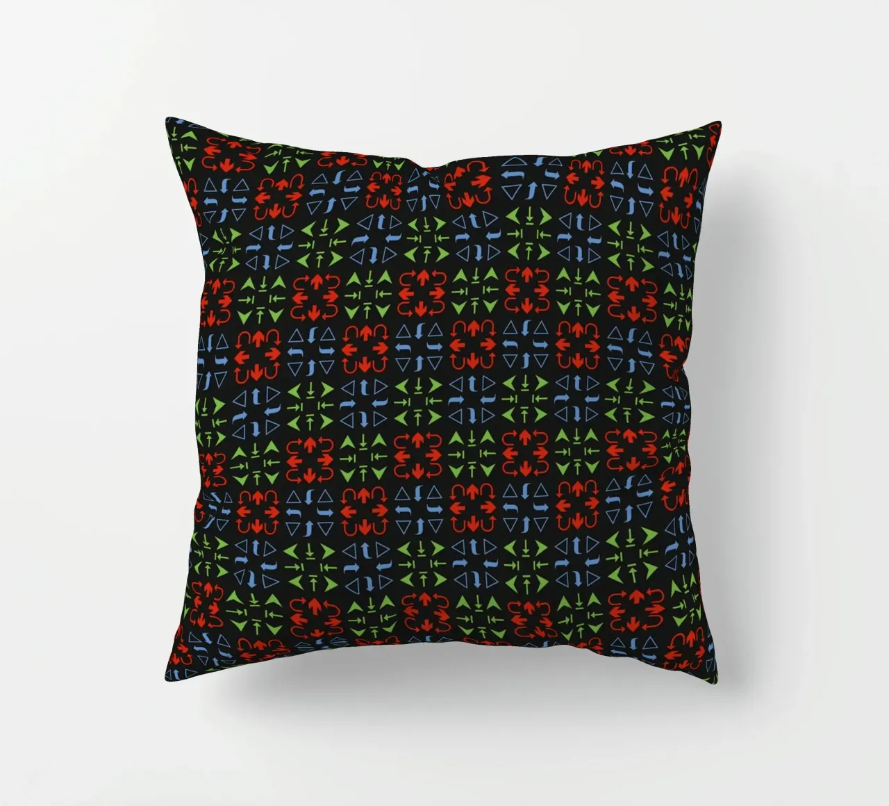 Arrows Pattern #3 decorative cushion by kathrinmay