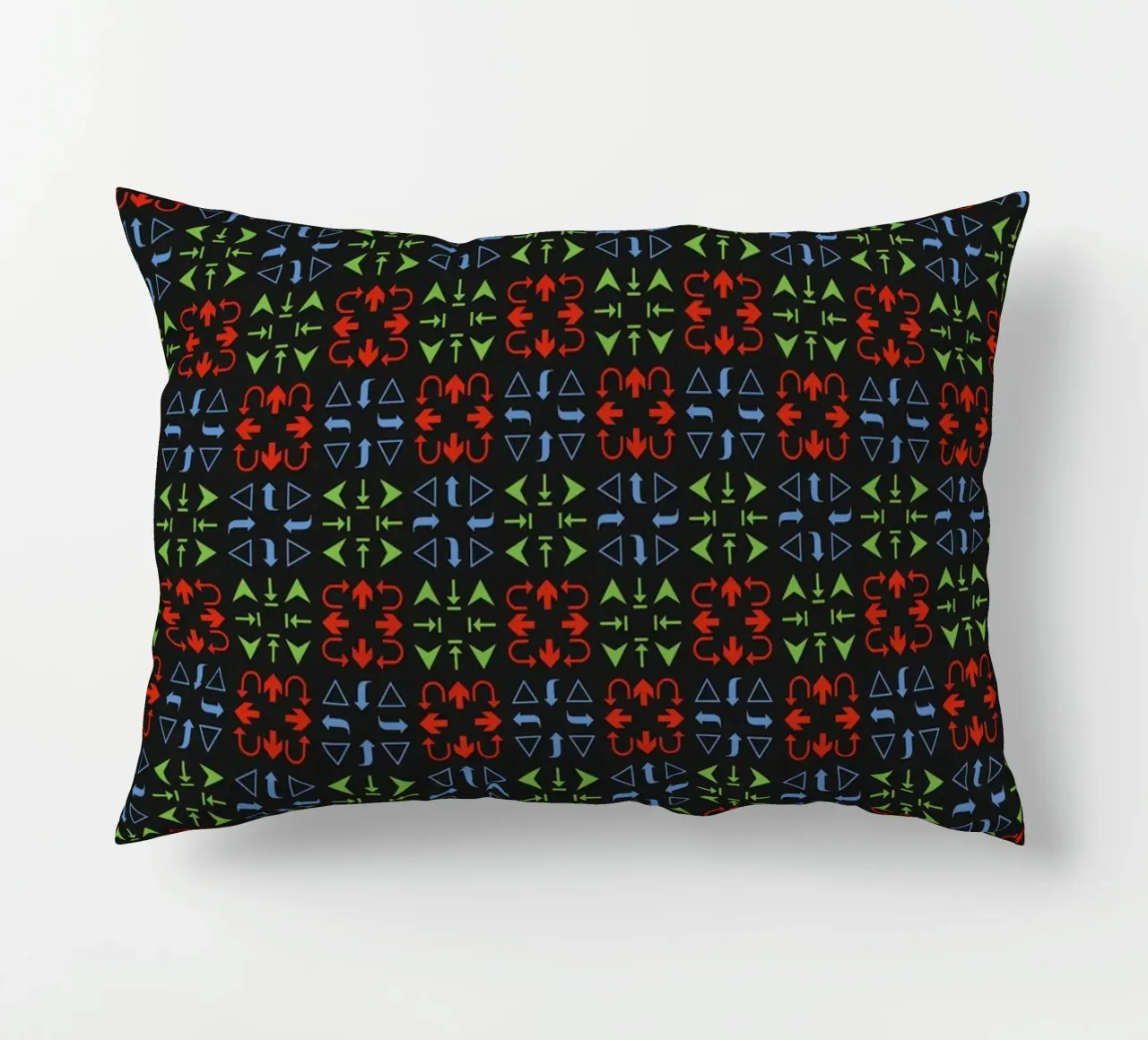Arrows Pattern #3 decorative cushion by kathrinmay