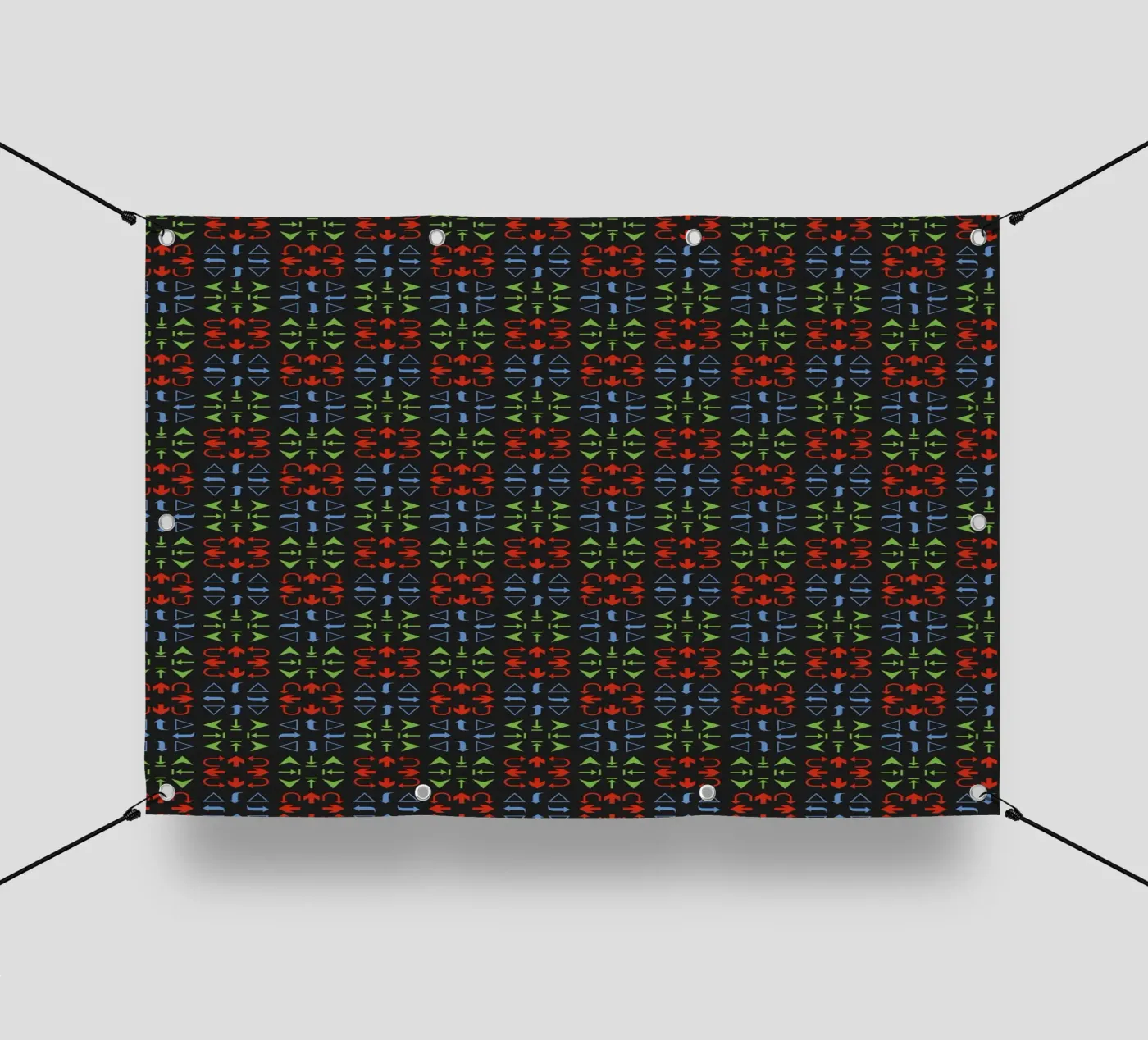 Arrows Pattern #3 PVC Plane von kathrinmay