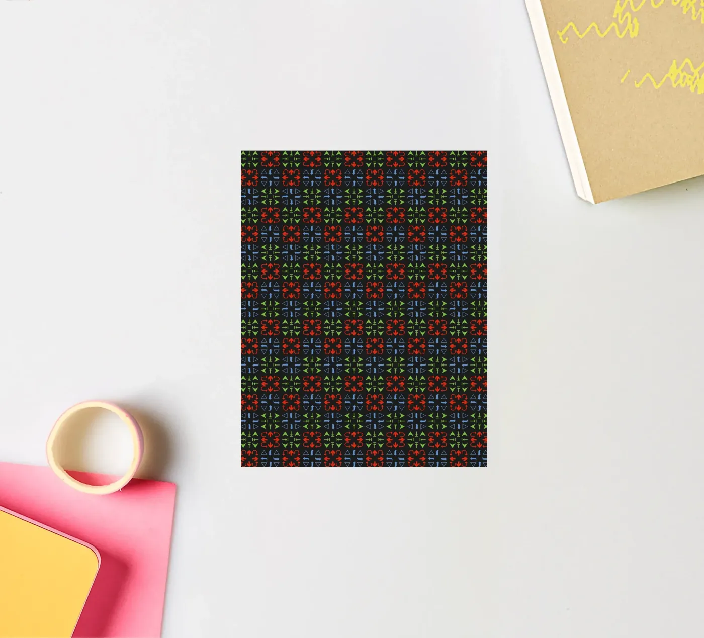 Arrows Pattern #3 Sticker von kathrinmay