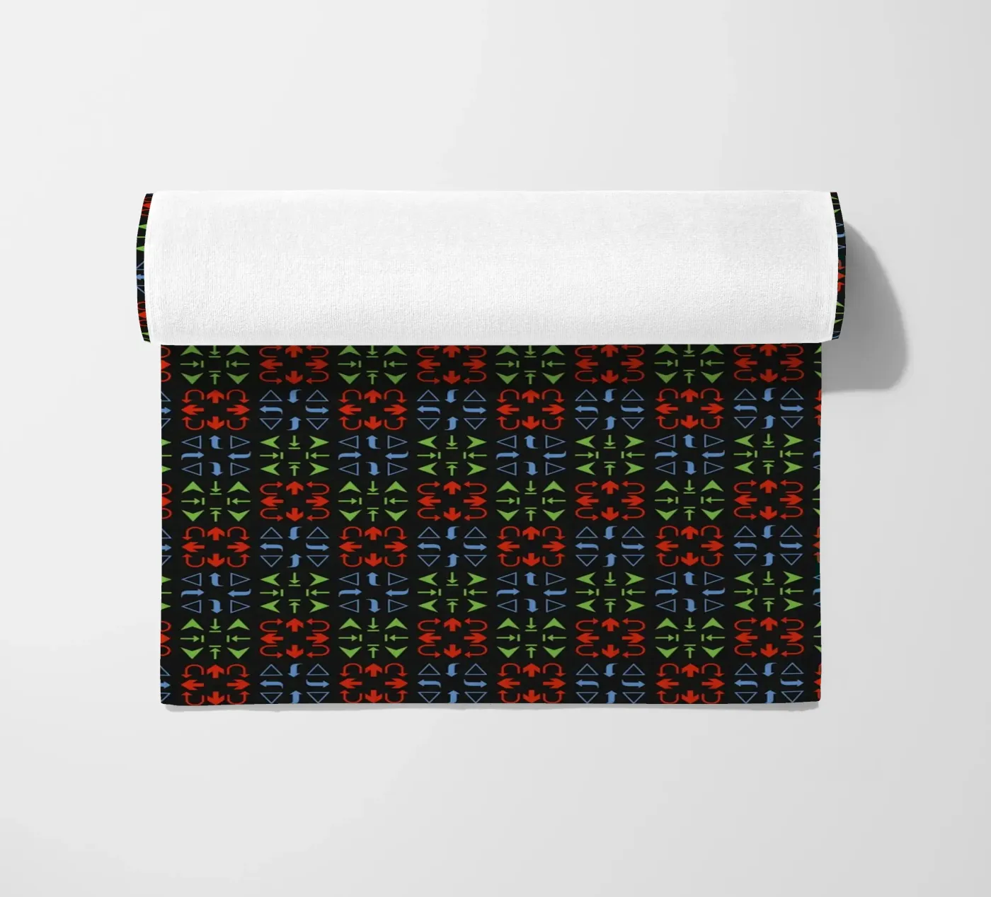 Arrows Pattern #3 beach towel by kathrinmay