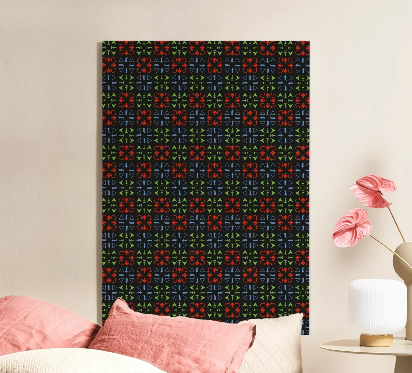 Arrows Pattern #3 Acryl-Glas von kathrinmay