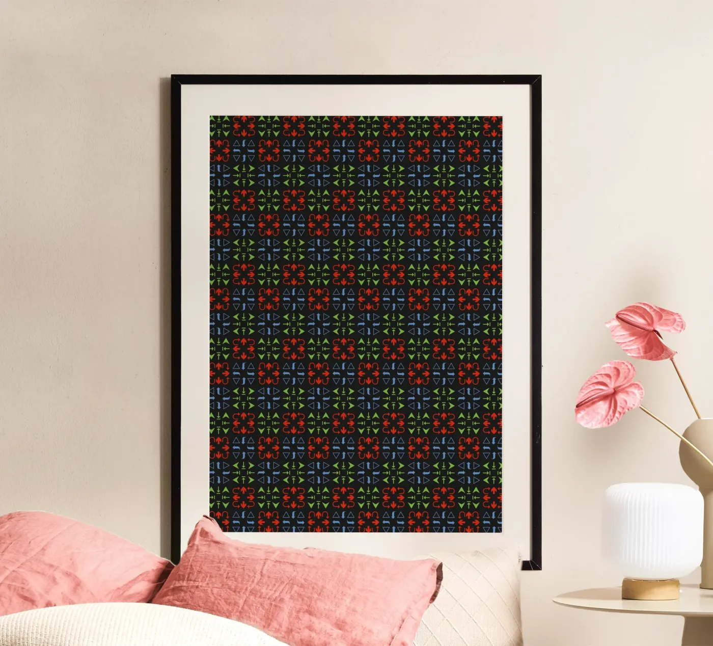 Arrows Pattern #3 poster by kathrinmay