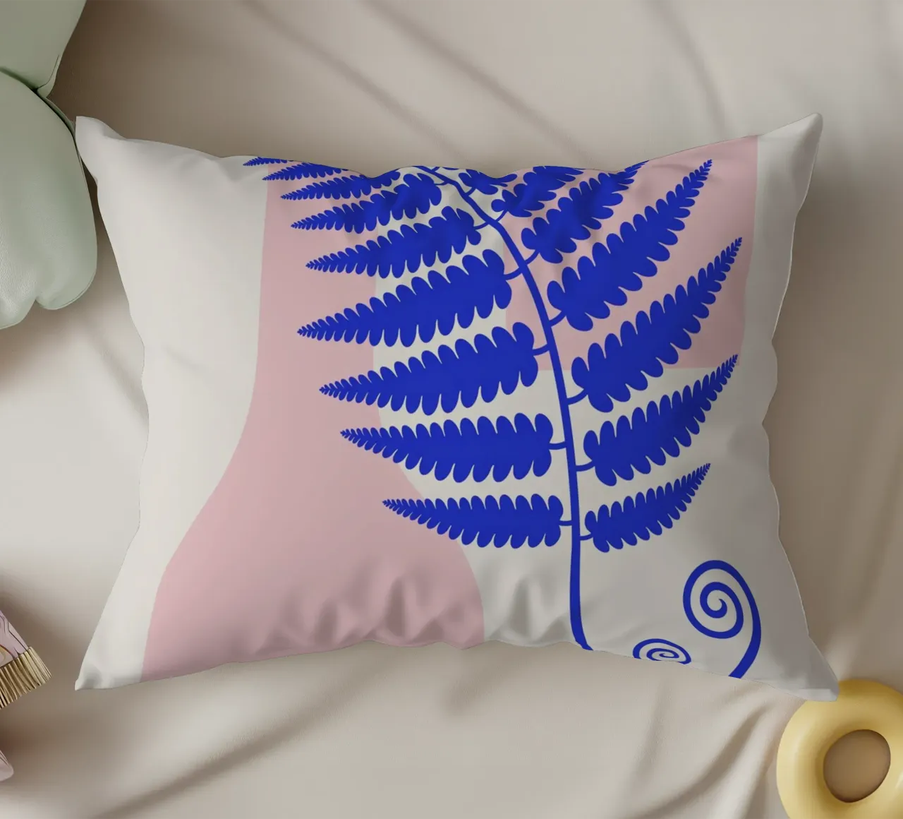 Interni rosa boho cuscino da Little Dean