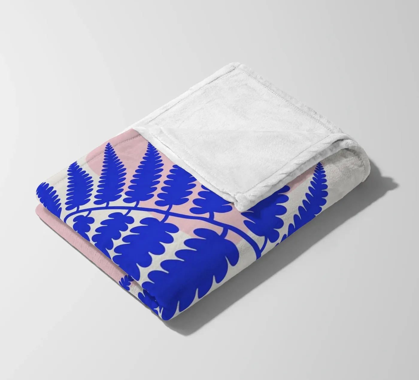Pink boho interior fleece blanket by Little Dean