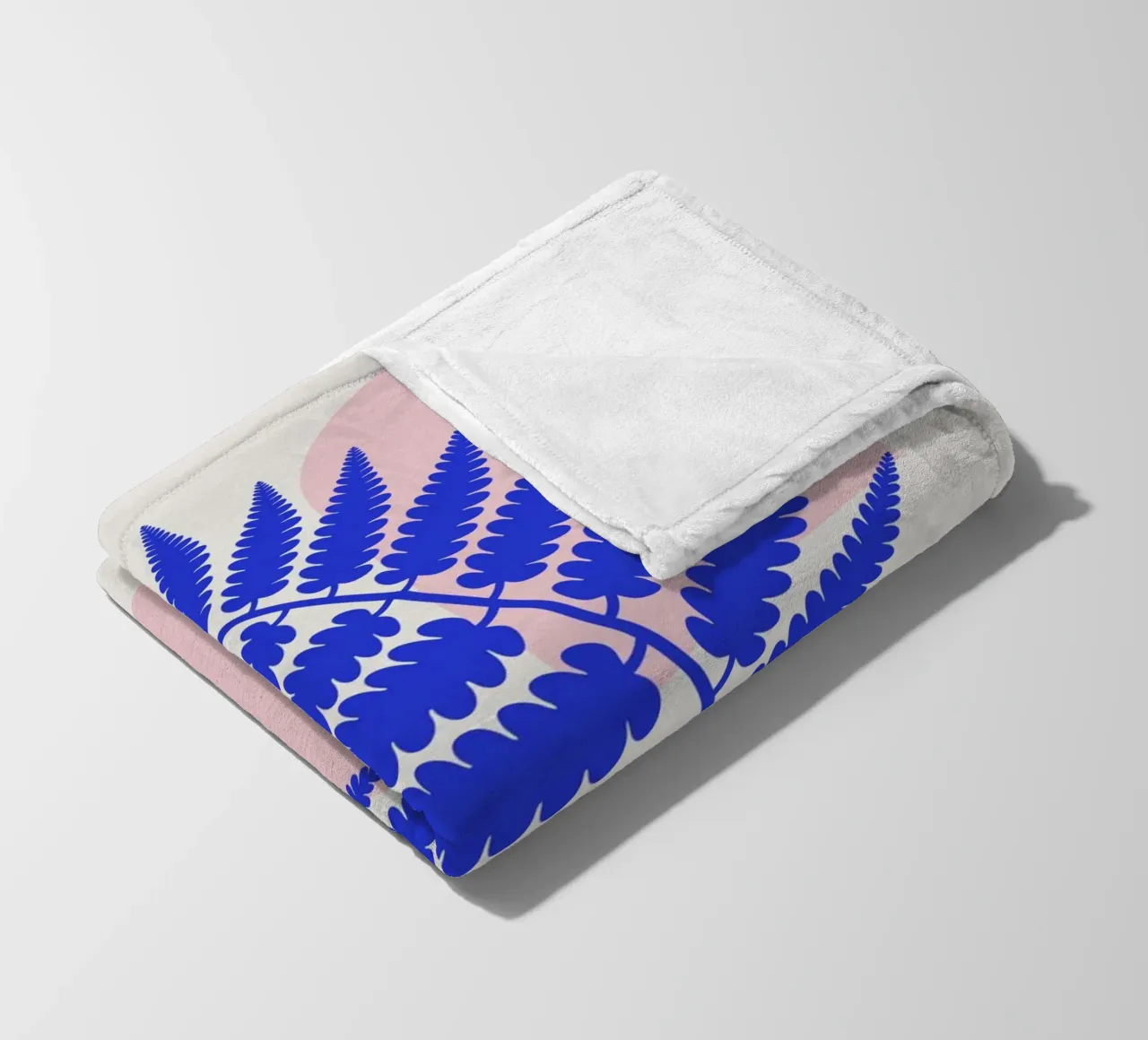 Interni rosa boho coperta in pile da Little Dean