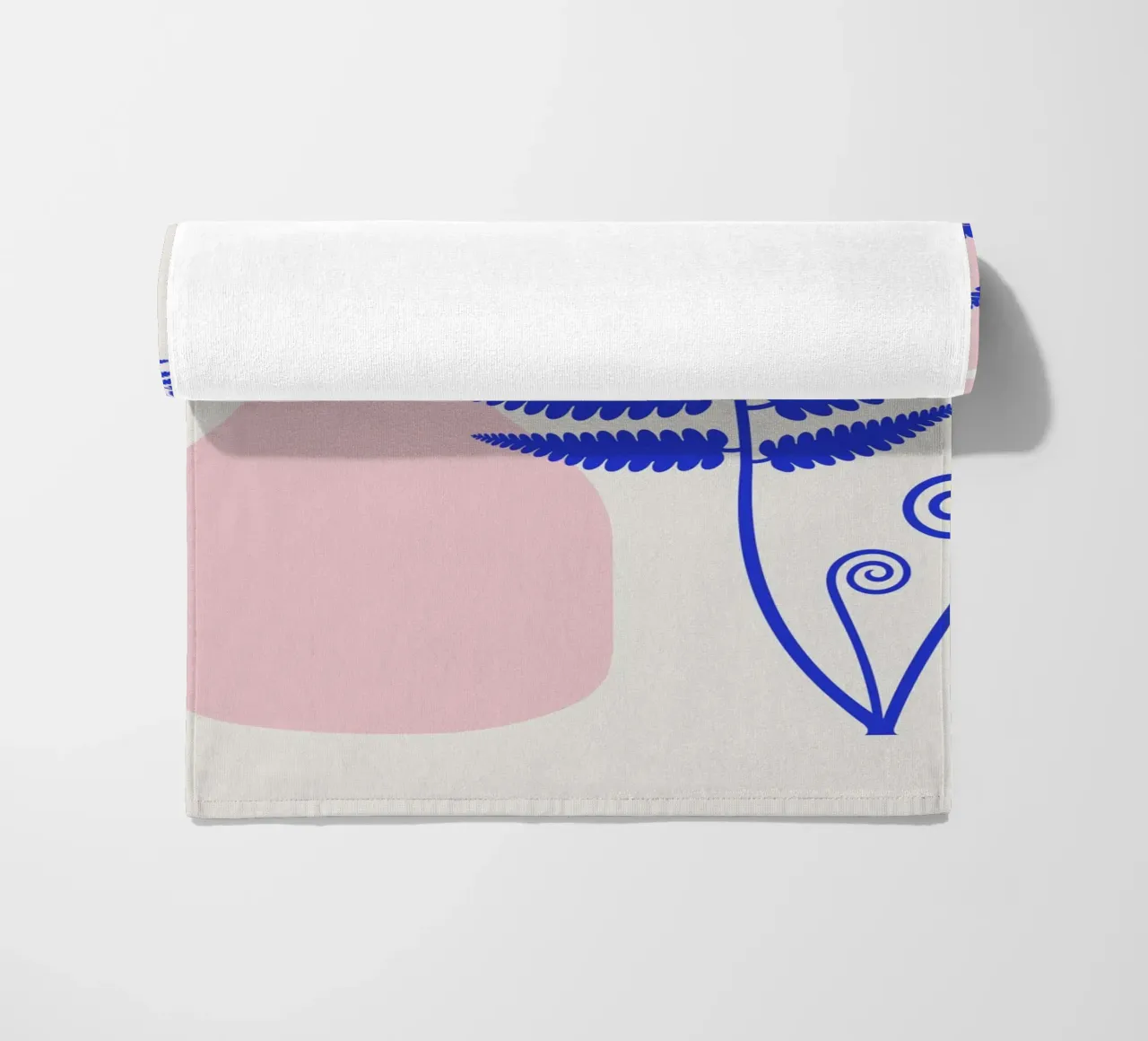 Interni rosa boho telo mare da Little Dean