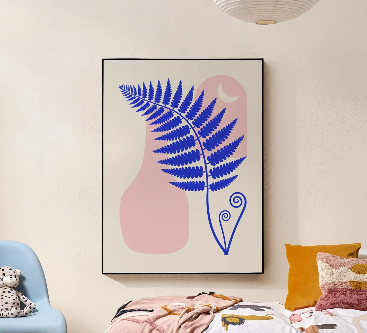 Interni rosa boho plexiglass da Little Dean