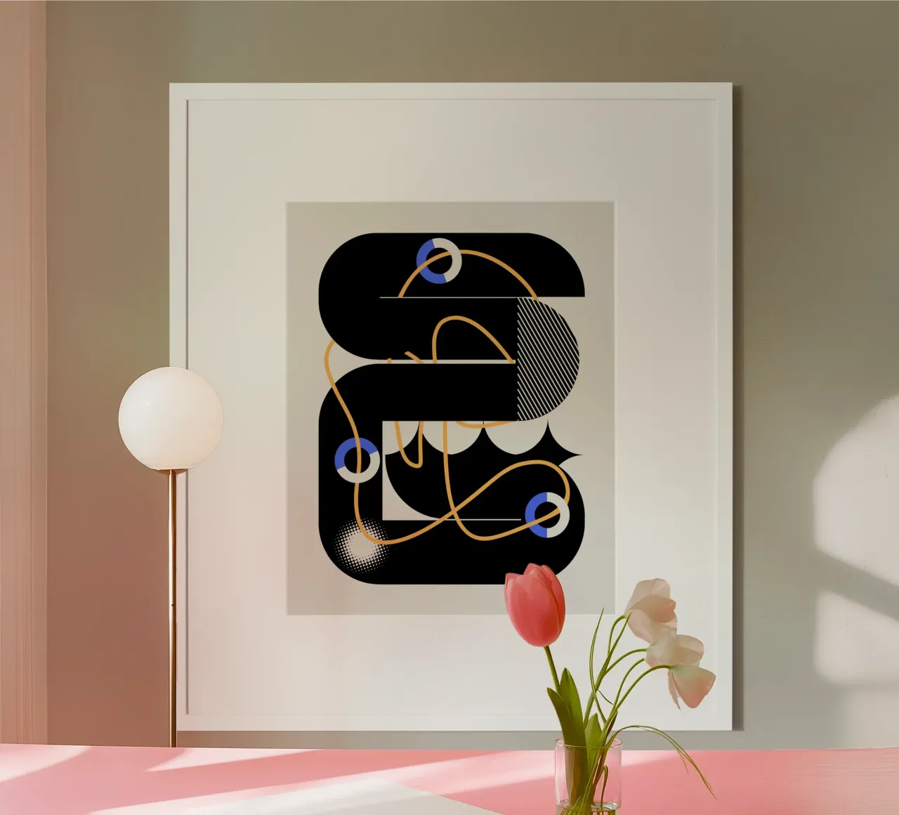 Geometrical build poster by Little Dean