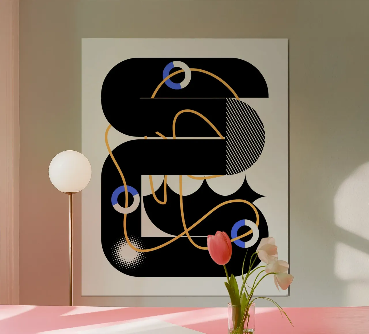Geometrical build poster by Little Dean