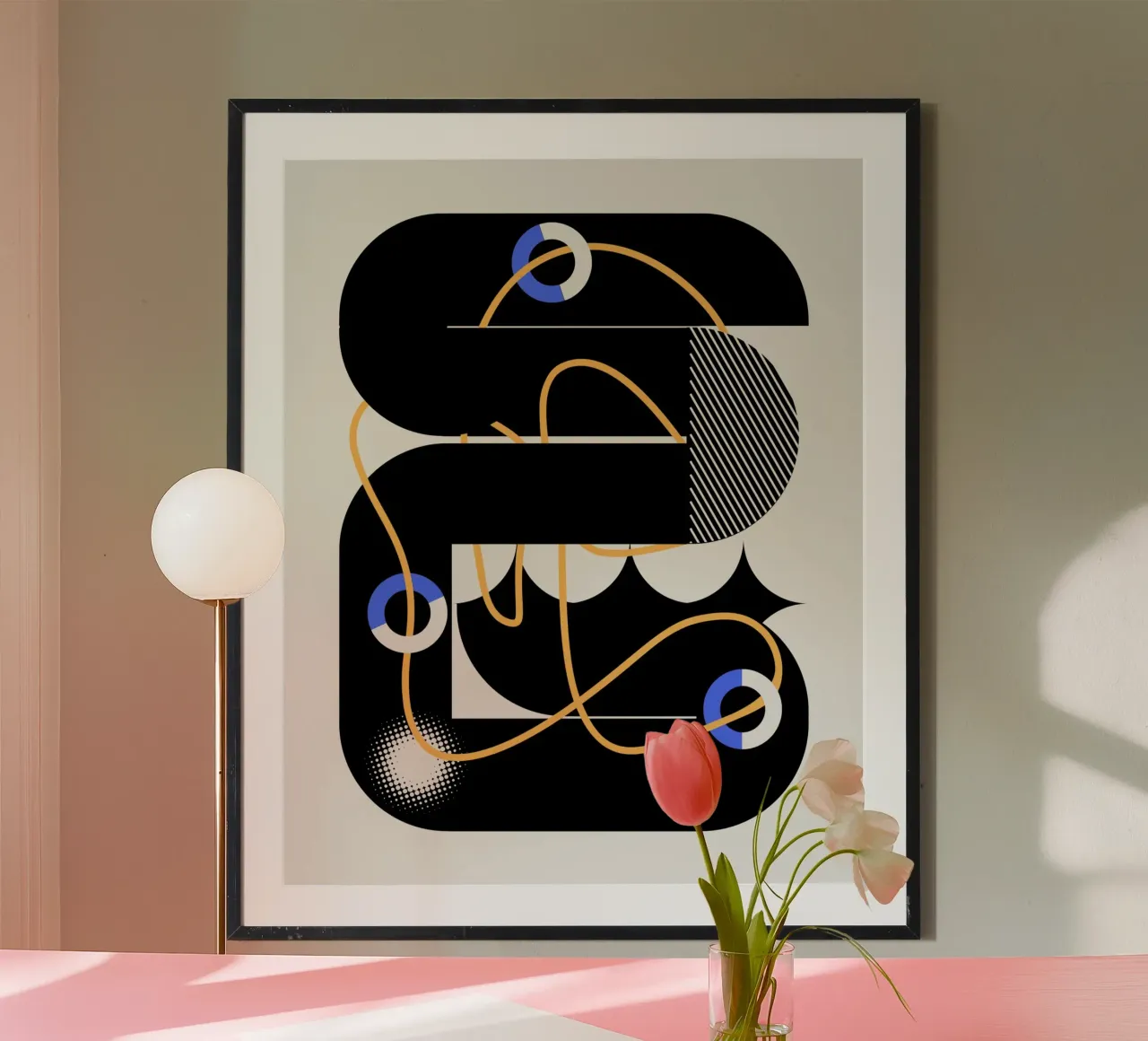 Geometrical build poster by Little Dean