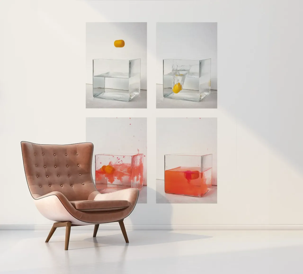 Capturing a Motion Sequence fotobehang van kathrinmay