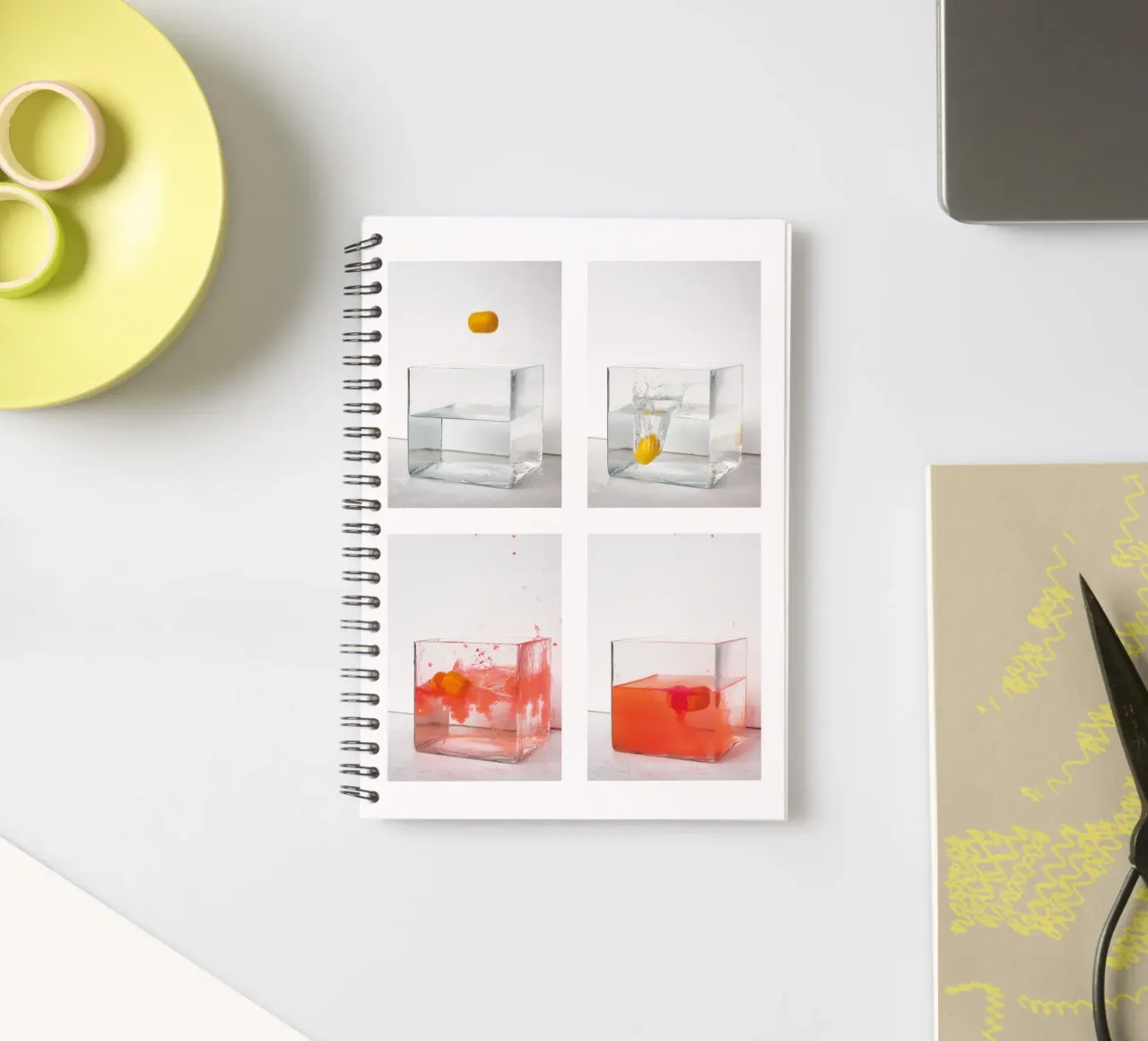 Capturing a Motion Sequence spiral notebook by kathrinmay