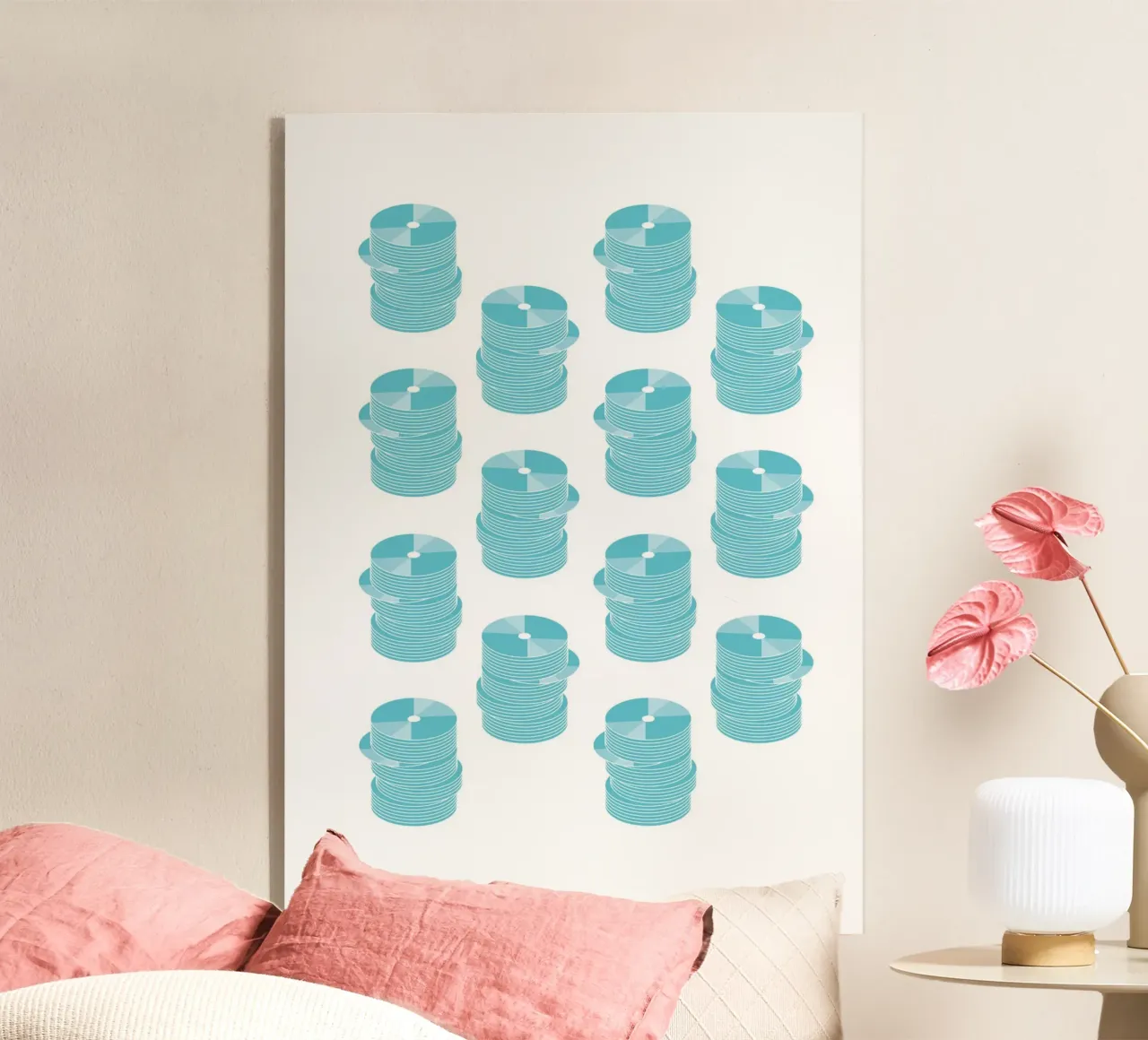 CD Infographics acrylic glass by kathrinmay