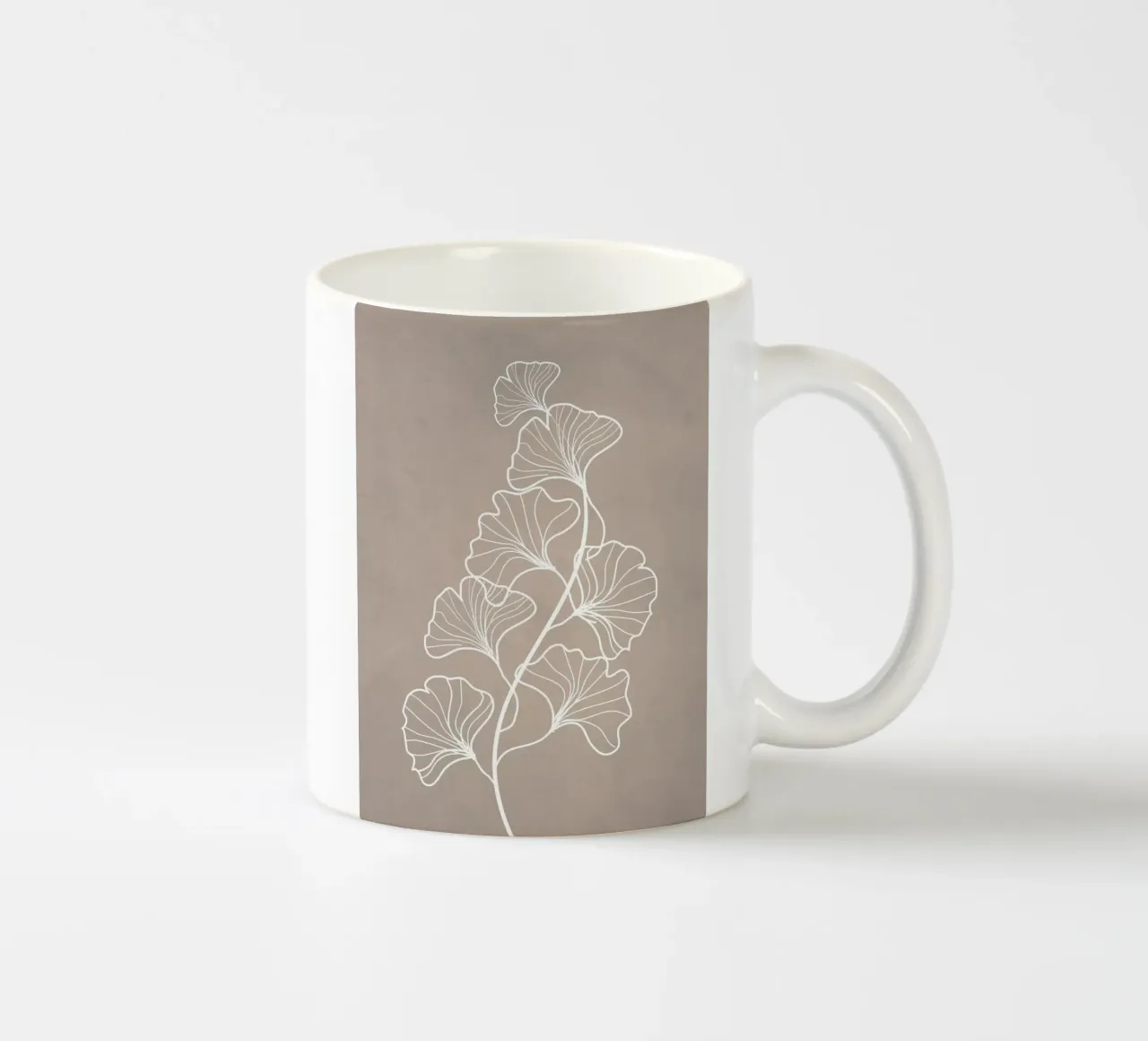 Piante in grigio tazza in ceramica da WijdevenPrints