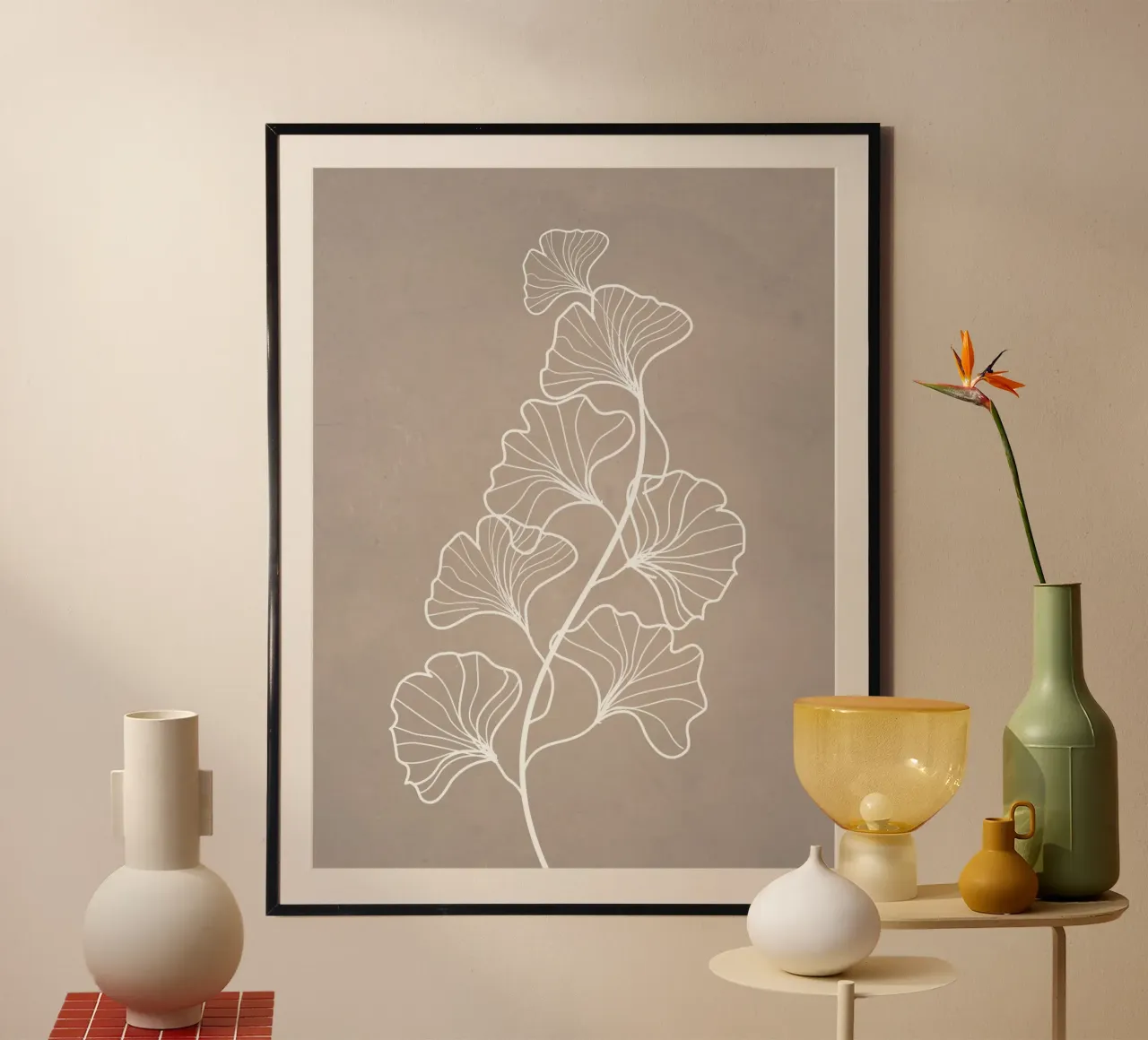 Piante in grigio poster da WijdevenPrints