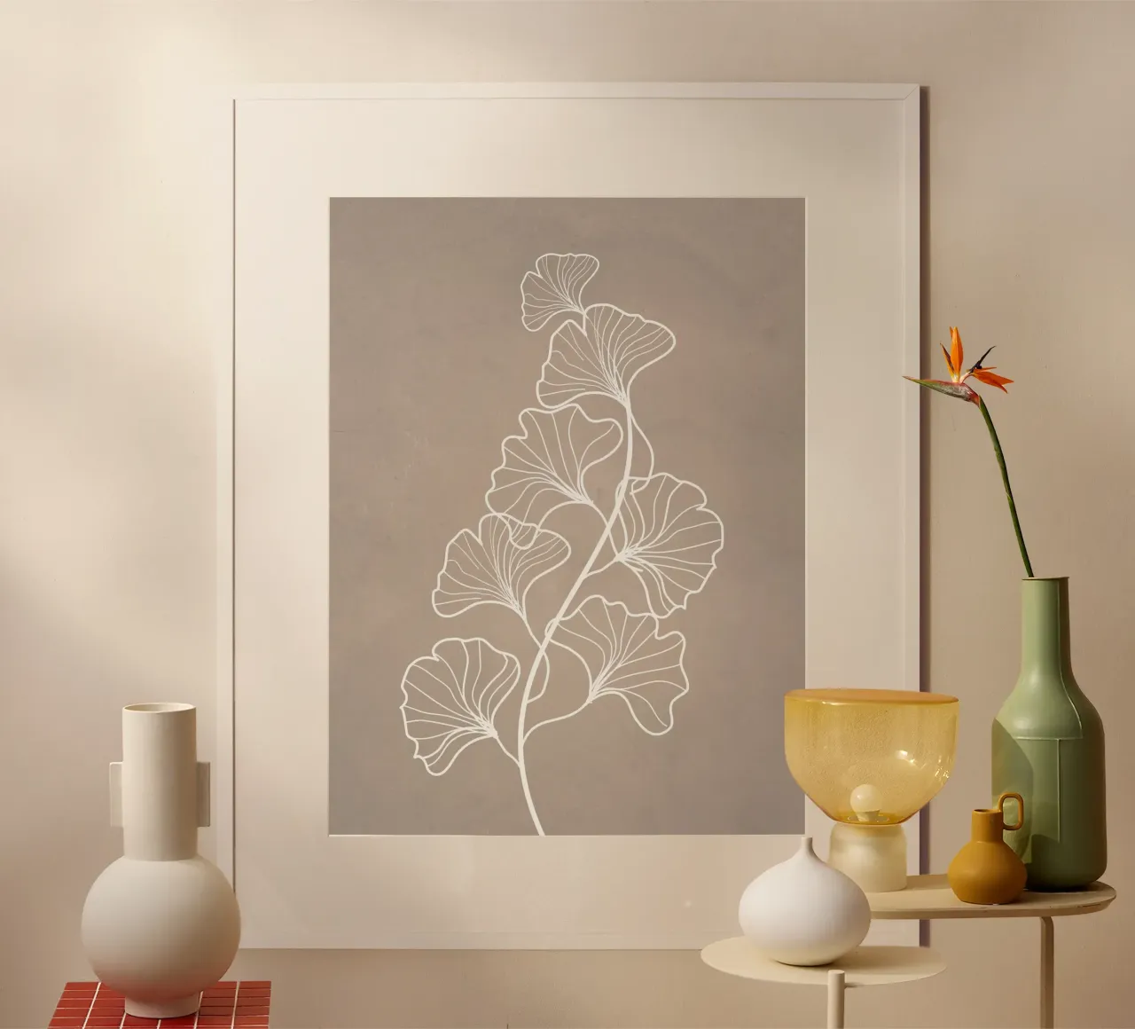 Piante in grigio poster da WijdevenPrints