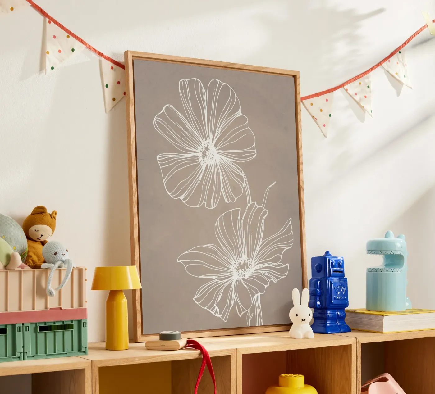 Plants in Taupe plexiglass da WijdevenPrints