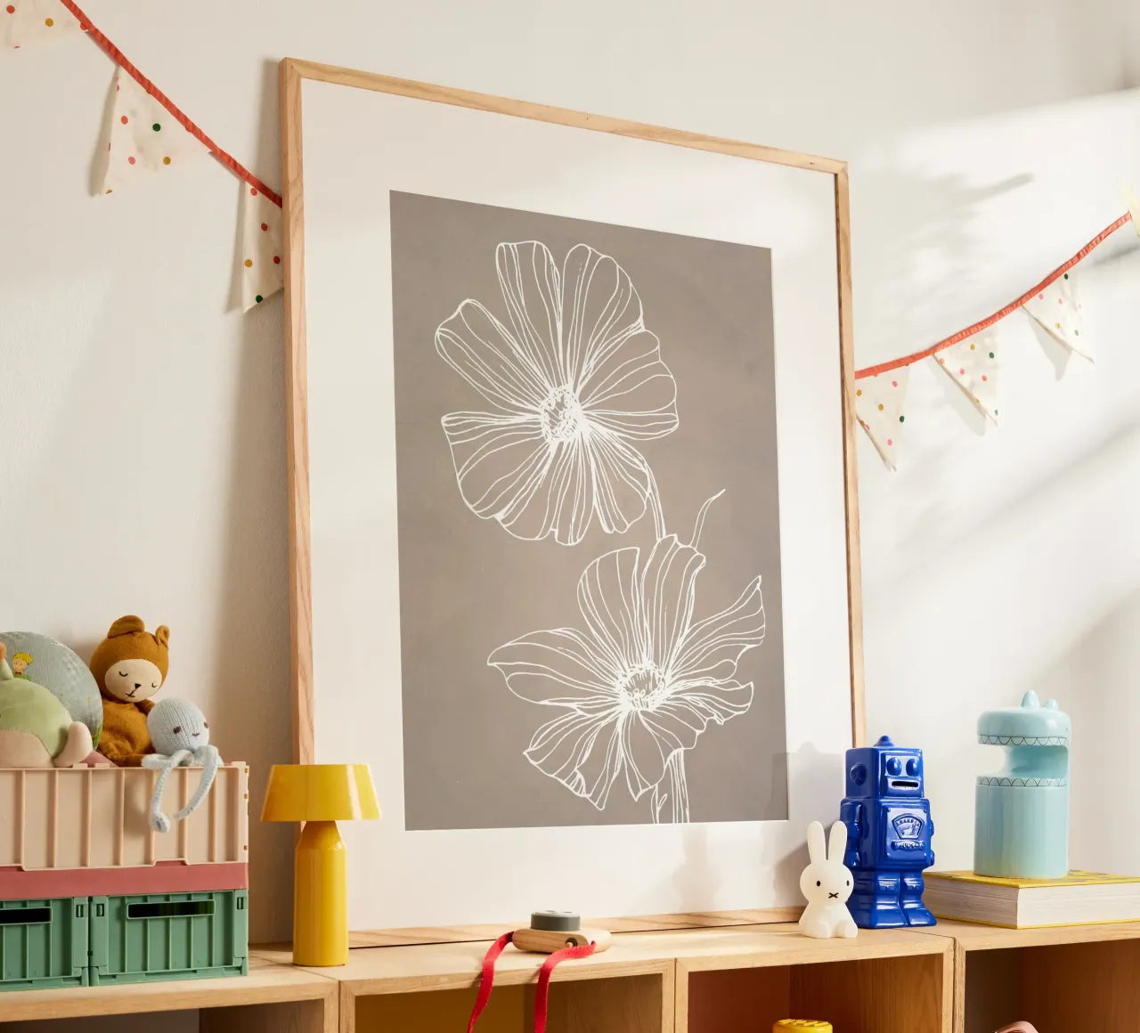 Piante in grigio poster da WijdevenPrints