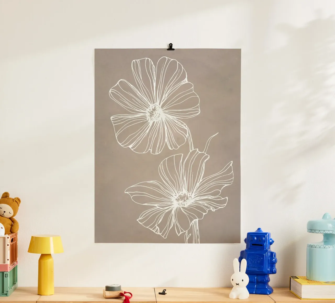 Piante in grigio poster da WijdevenPrints