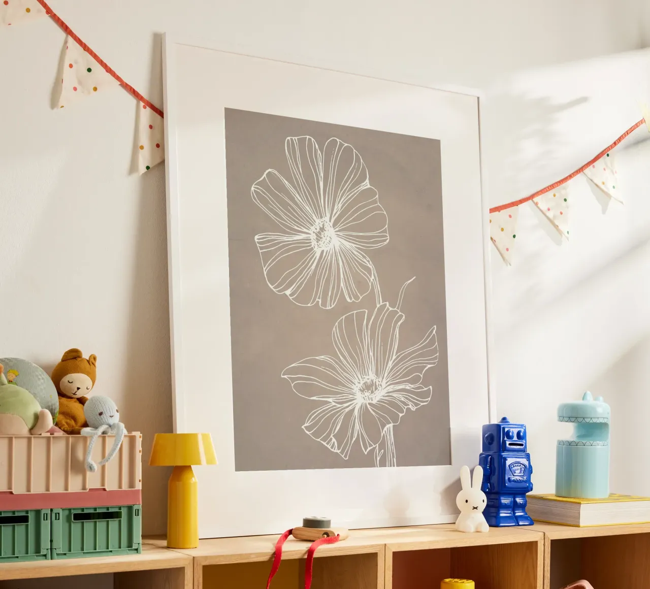 Piante in grigio poster da WijdevenPrints
