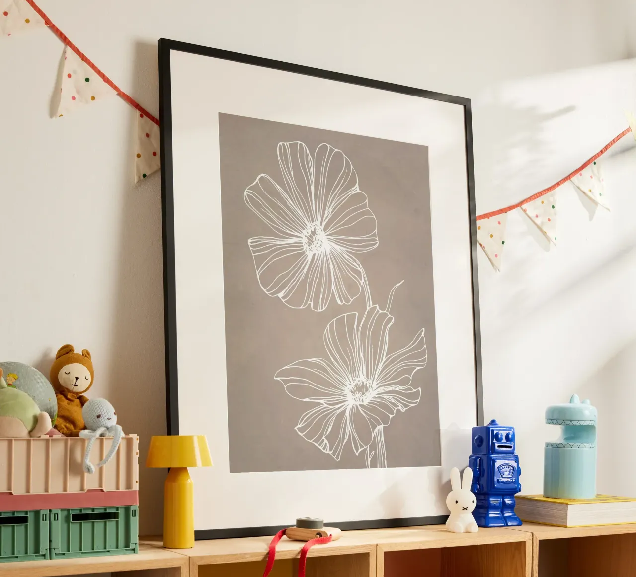 Piante in grigio poster da WijdevenPrints
