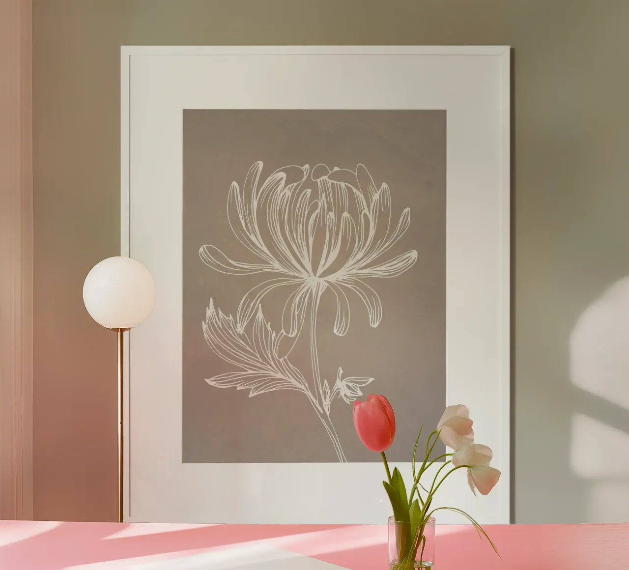 Piante in grigio poster da WijdevenPrints