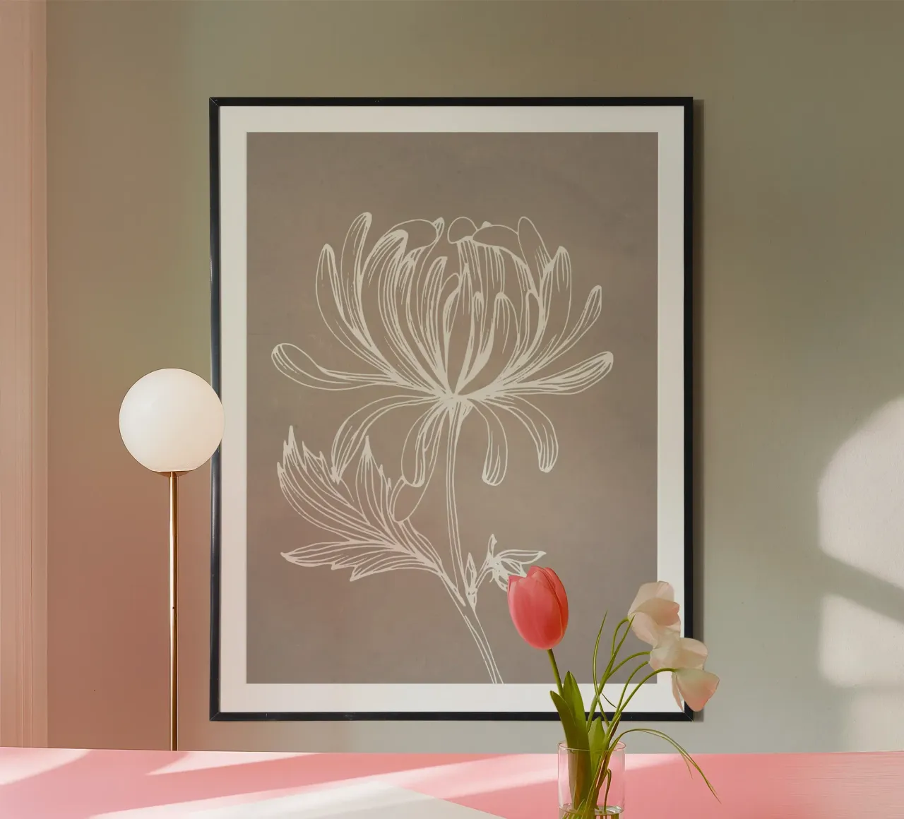 Piante in grigio poster da WijdevenPrints