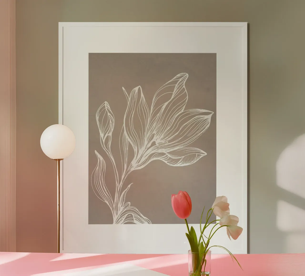 Piante in grigio poster da WijdevenPrints