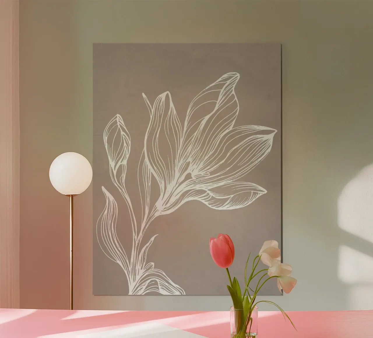 Piante in grigio poster da WijdevenPrints