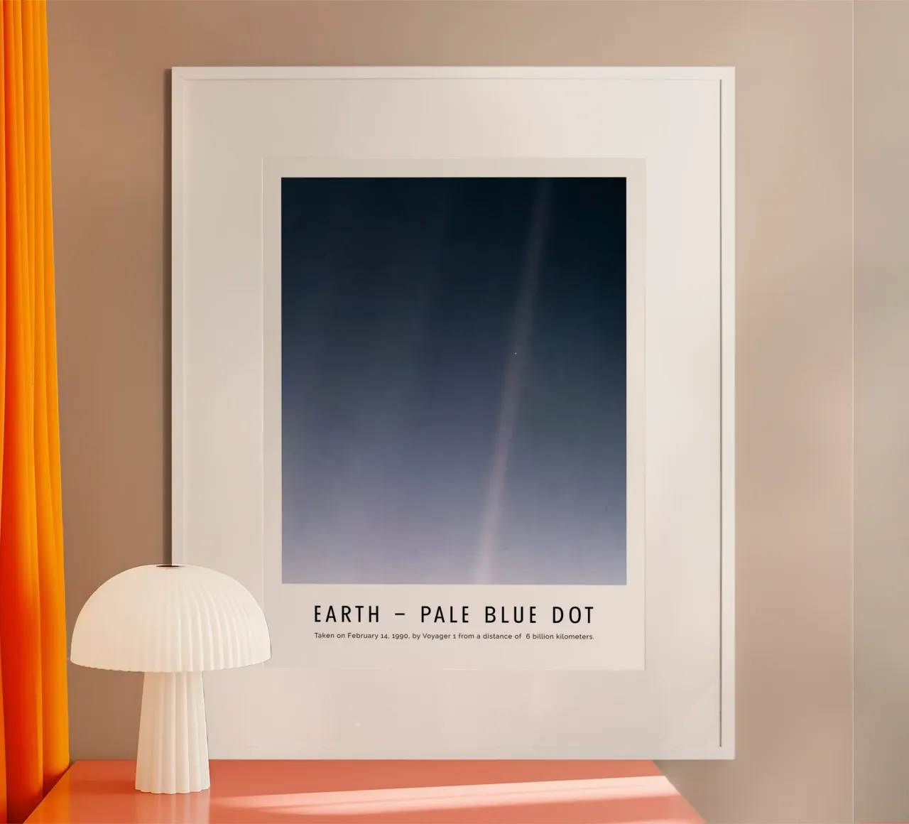 Terra - Punto blu pallido poster da mary shop