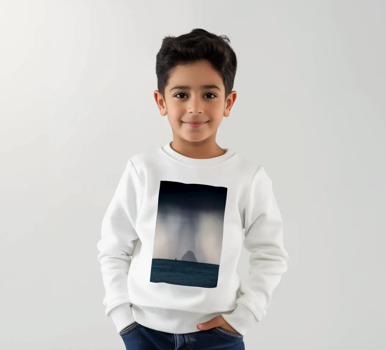 Voilier dans la tempête sweat enfant de mary shop