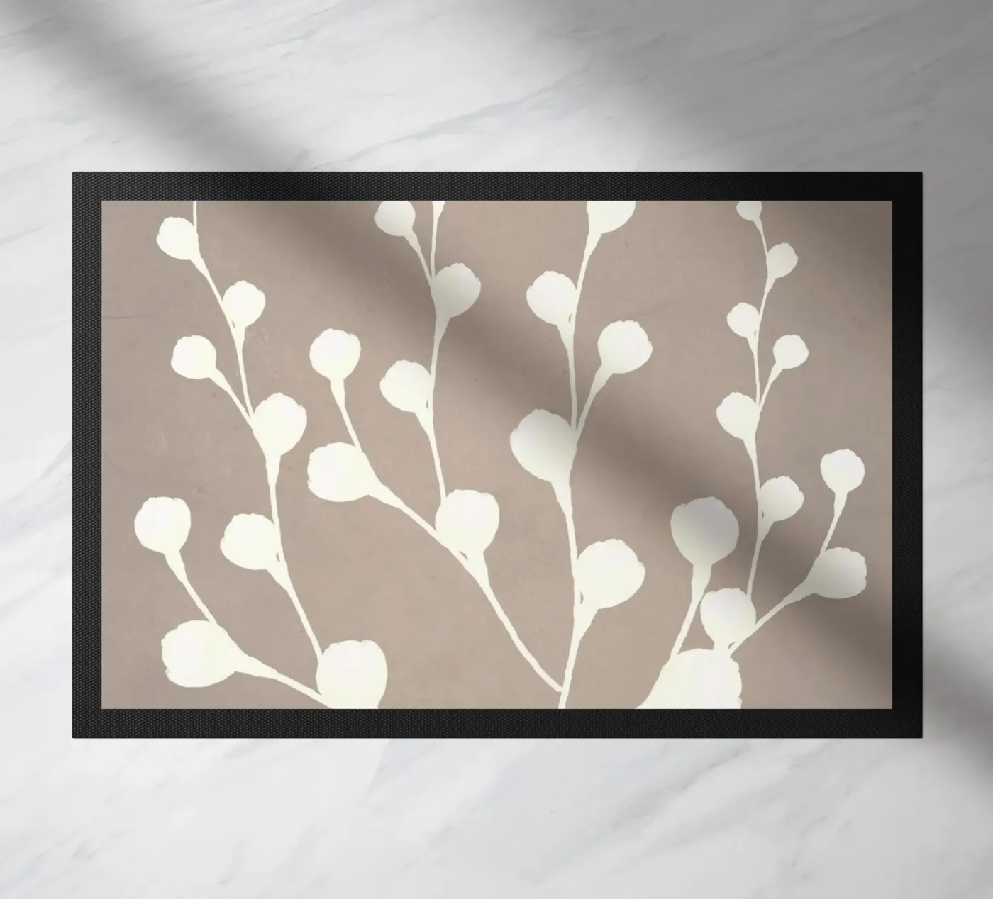 Millennial Grey doormat by WijdevenPrints