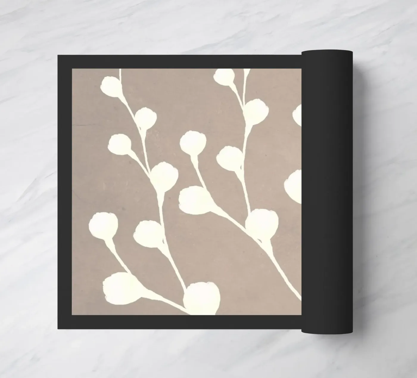 Millennial Grey doormat by WijdevenPrints