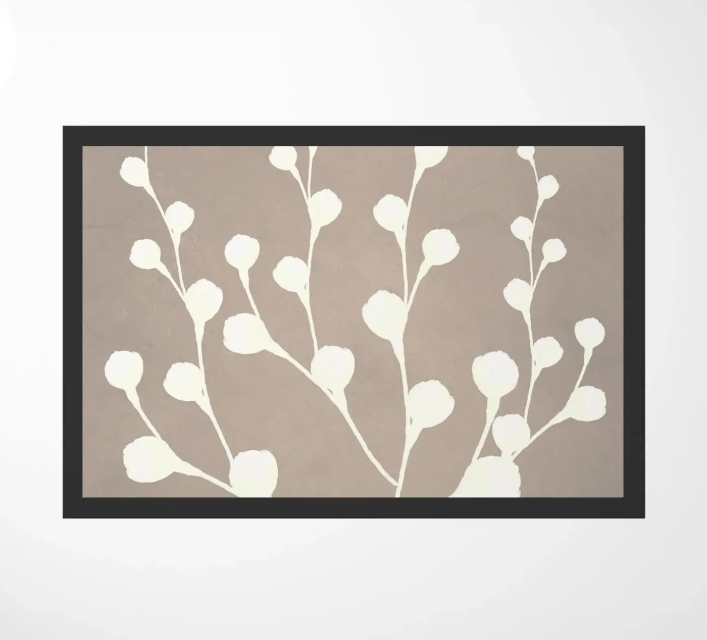 Millennial Grey doormat by WijdevenPrints