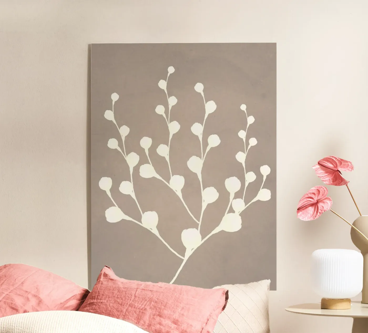 Millennial Grey acrylic glass by WijdevenPrints