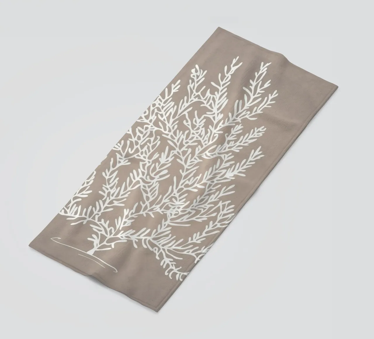 Grigio millenario telo mare da WijdevenPrints