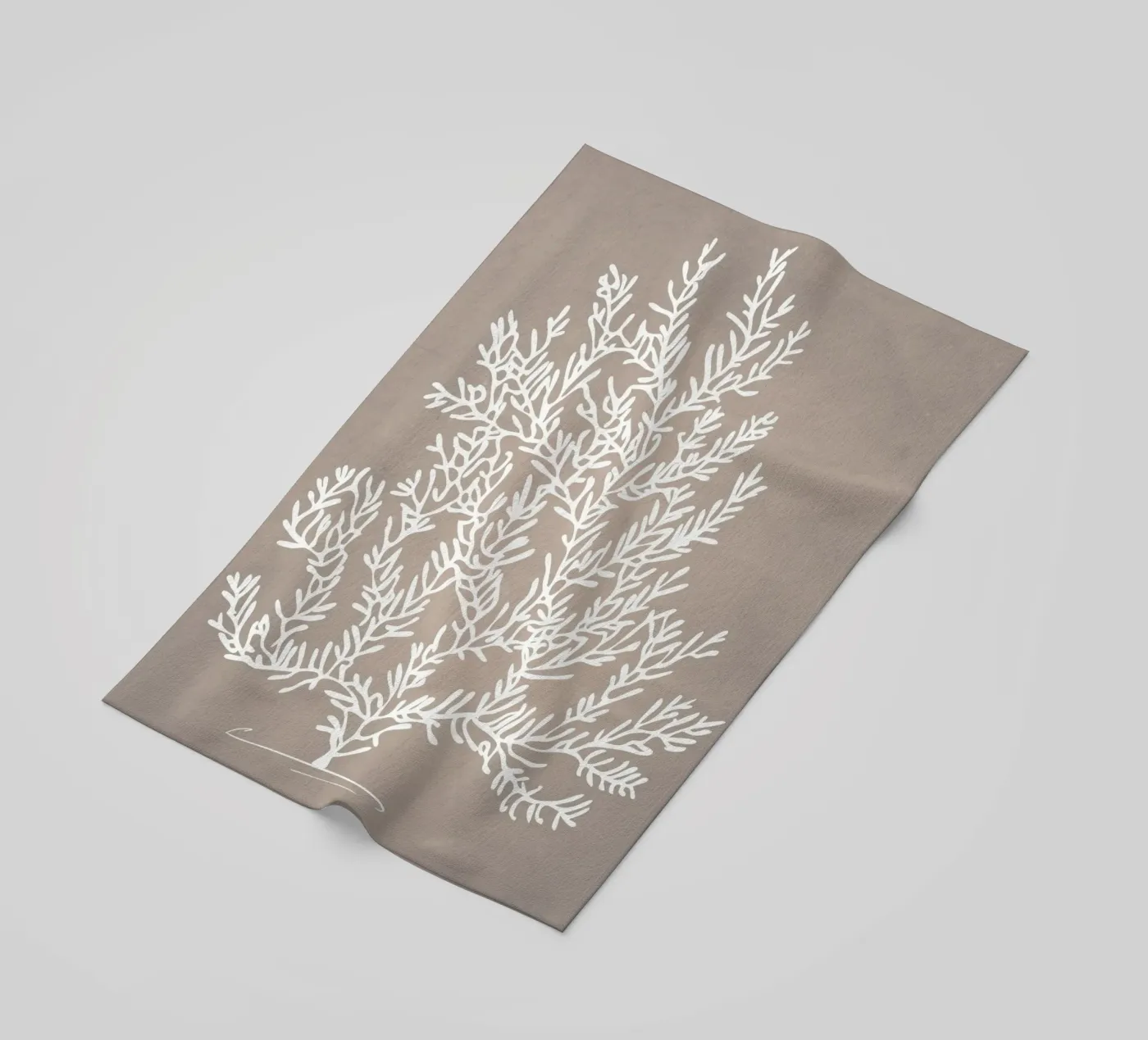 Grigio millenario telo mare da WijdevenPrints