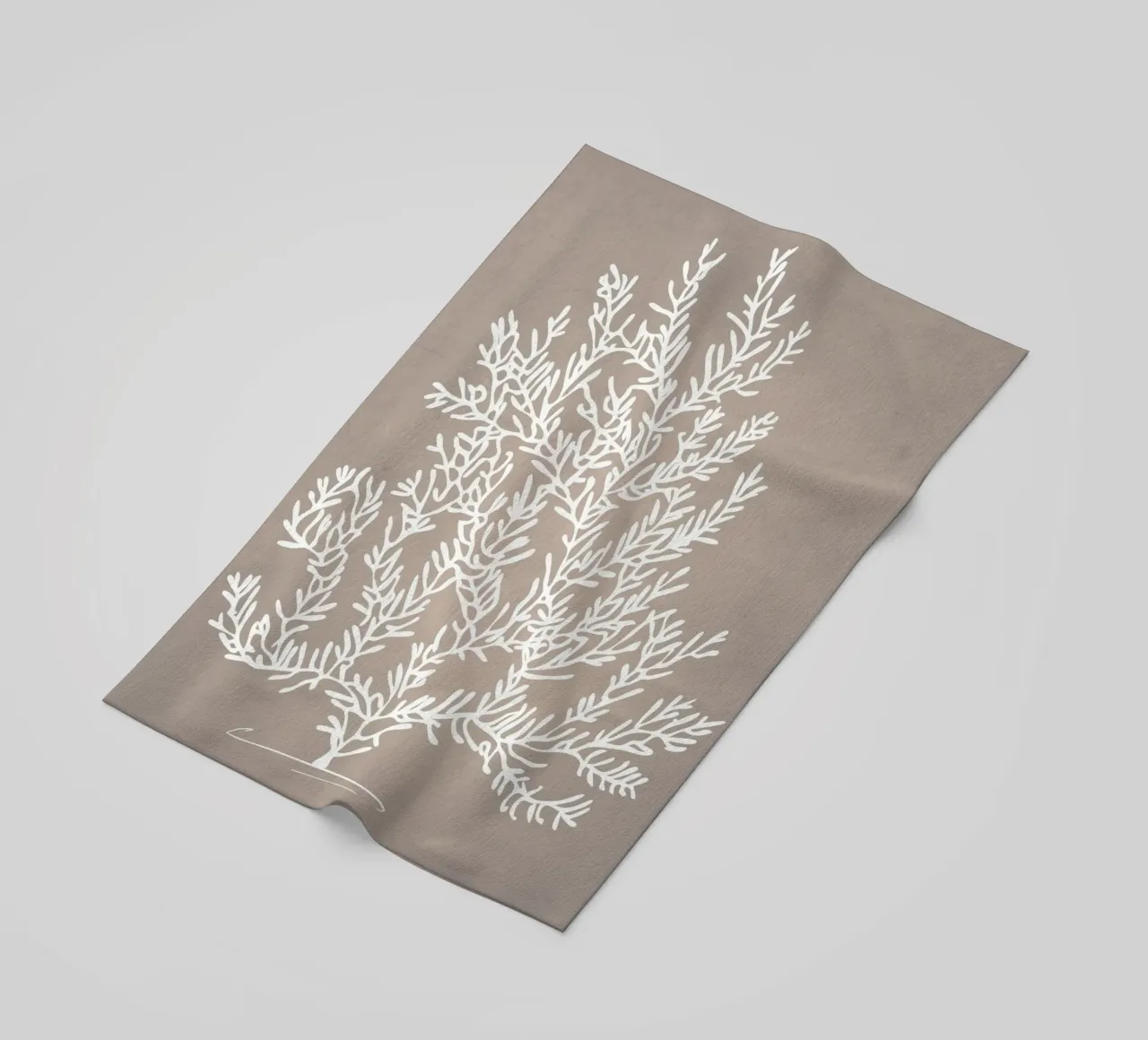 Grigio millenario telo mare da WijdevenPrints