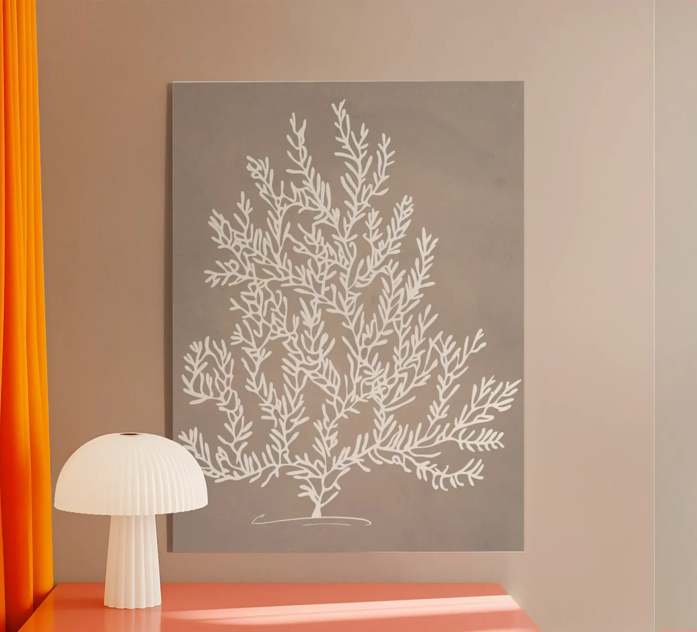 Grigio millenario plexiglass da WijdevenPrints