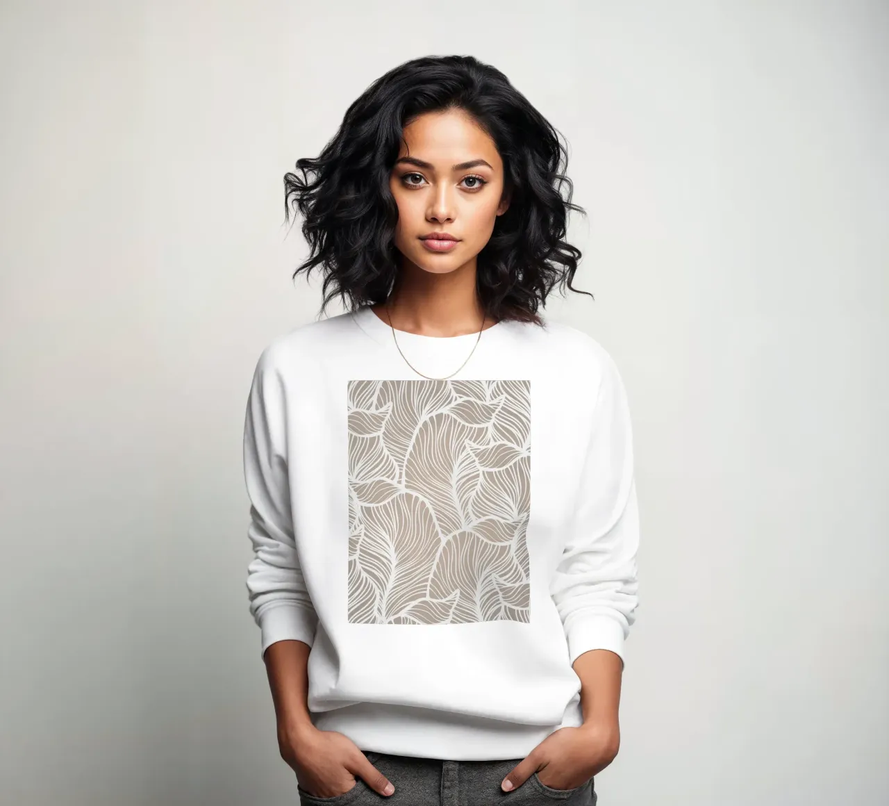 Grigio millenario felpa da WijdevenPrints